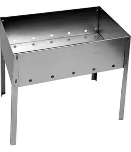 Мангал сборный (малый) 35*25*14 без шампур 0,5мм в коробке на скидке