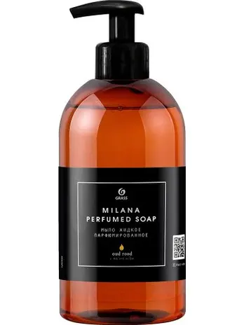 Мыло жидкое парфюмированное для рук GraSS "Milana Oud Rood ". 300мл.