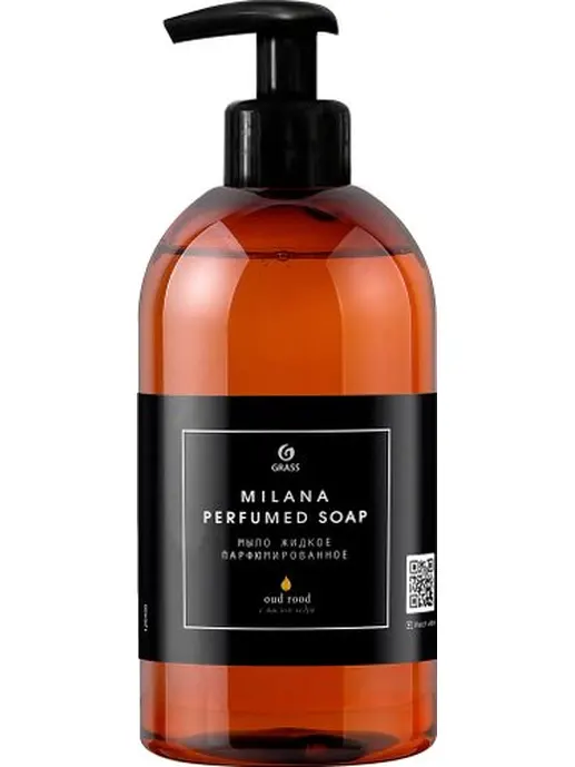 Мыло жидкое парфюмированное для рук GraSS "Milana Oud Rood ". 300мл.