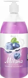 Мыло жидкое для рук GraSS «Milana» (черника в йогурте), 1л. 126301 на скидке