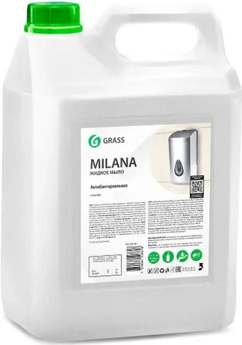 Мыло жидкое антибактериальное для рук GraSS «Milana», 1л. 125435