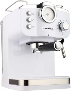 Кофемашина рожкового типа MAUNFELD MF-735WH PRO на скидке