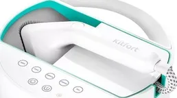 Отпариватель KITFORT KT-9110-3 (бело-бирюзовый) на скидке