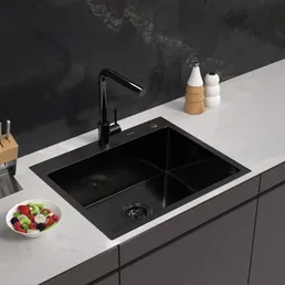 Мойка ARFEKA ECO AR 680*450 BLACK PVD NANO на скидке