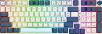 Клавиатура EISA PRO K686WB-RGB-PRO бело-голубой REDRAGON