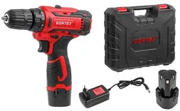 Аккум. дрель-шуруповерт WORTEX BD 1220 Li в чем. 12 В, 30 Н*м, 2х1.5 А на скидке