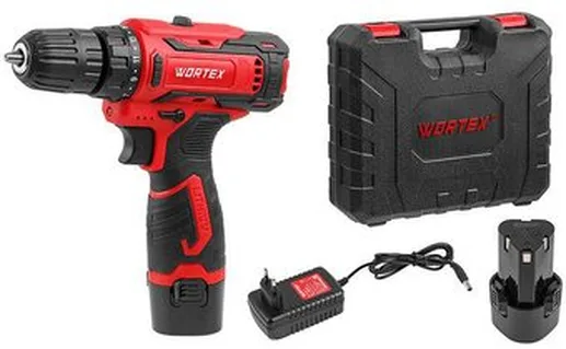 Аккум. дрель-шуруповерт WORTEX BD 1220 Li в чем. 12 В, 30 Н*м, 2х1.5 А
