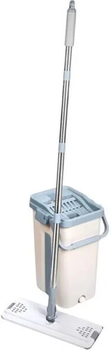 Швабра с отжимным ведром Scratch mop, бежевая, PERFECTO LINEA