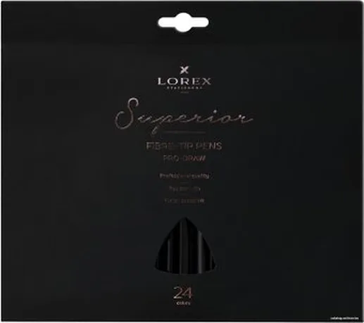 Фломастеры LOREX PRO-DRAW SUPERIOR 24 цв.