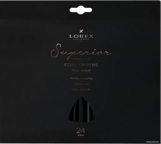 Фломастеры LOREX PRO-DRAW SUPERIOR 24 цв.