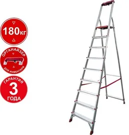 Лестница-стремянка Новая высота NV 3115 3115107 с органайзером (7 ступ