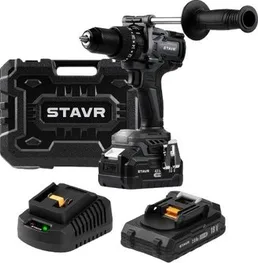 Дрель-шуруповерт Stavr SHD 18BLHD-2K на скидке