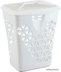 Корзина для белья ВЕНЕЦИЯ 60л (белый) IDEA, арт,М2606-у на скидке