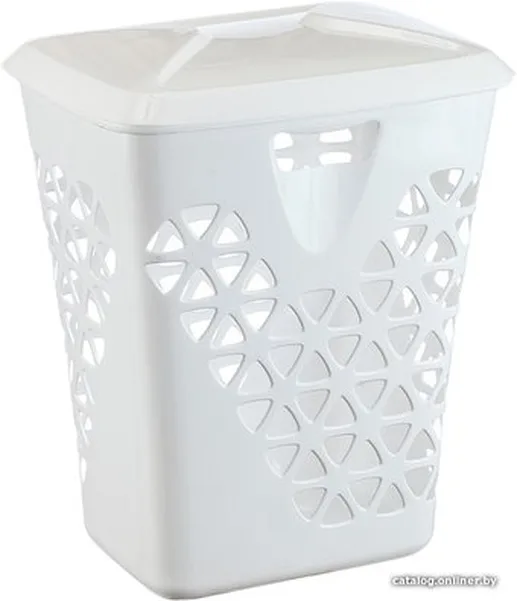 Корзина для белья ВЕНЕЦИЯ 60л (белый) IDEA, арт,М2606-у