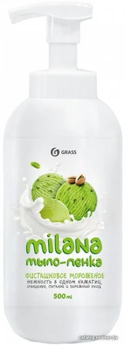 Мыло-пенка GraSS «Milana сливочно-фисташковое мороженое», 500мл.