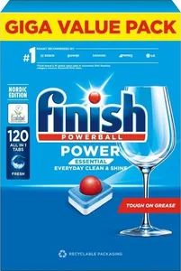 Таблетки для посудомоечных машин FINISH А80 POWER ESSENTIAL LEMON на скидке
