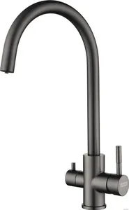 Смеситель для кухни ARFEKA DIONE Black PVD на скидке