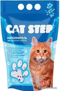 Наполнитель для туалета Cat Step Силикагелевый / 20363007 (3.8л/1.6кг на скидке
