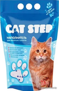 Наполнитель для туалета Cat Step Силикагелевый / 20363007 (3.8л/1.6кг на скидке