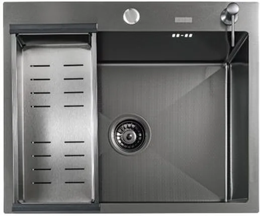 Мойка кухонная Avina Futur FK 4848 B Eco Embossing (черный нано)