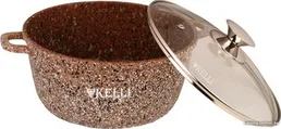 Кастрюля с гранитным покрытием 7,0л KL-4018-28 (1x4) на скидке