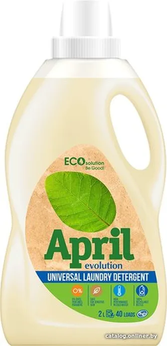 Гель для стирки универсальный April Evolution EcoSolution 2 л 48146280