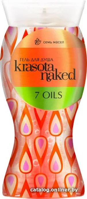Гель для душа Krasota Naked 7 OILS 400 мл