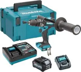 Ударная дрель-шуруповерт Makita HP001GD201 (с 2-мя АКБ, кейс) на скидке