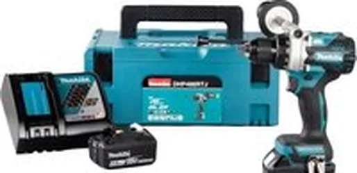 Ударная дрель-шуруповерт Makita DHP486RTJ (с 2-мя АКБ 5 Ач, кейс)