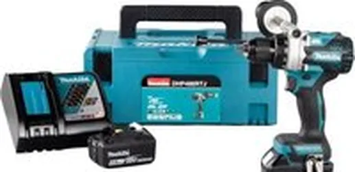 Ударная дрель-шуруповерт Makita DHP486RTJ (с 2-мя АКБ 5 Ач, кейс)