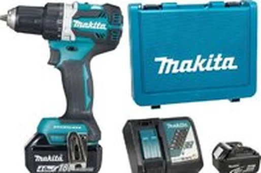 Дрель-шуруповерт Makita DDF484RME (с 2-мя АКБ, кейс)