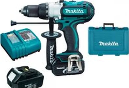 Ударная дрель-шуруповерт Makita DHP451RFE (с 2-мя АКБ, кейс)