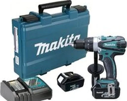 Дрель-шуруповерт Makita DDF458RFE (с 2-мя АКБ, кейс)