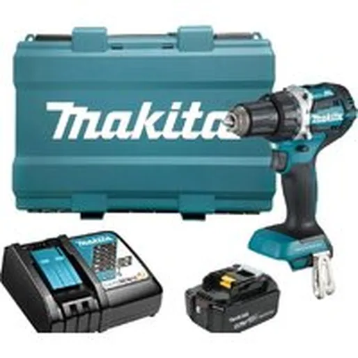 Дрель-шуруповерт Makita DDF484RT (с 1-м АКБ, кейс)