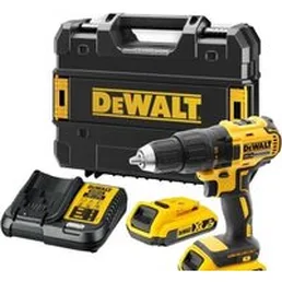 Дрель-шуруповерт DeWalt DCD777D2T-QW (с 2-мя АКБ, кейс)