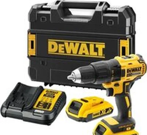 Дрель-шуруповерт DeWalt DCD777D2T-QW (с 2-мя АКБ, кейс)