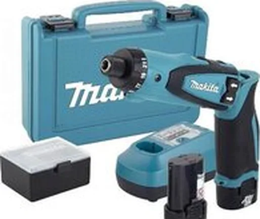 Электроотвертка Makita DF012DSE (с 2-мя АКБ, кейс)