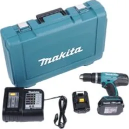 Дрель-шуруповерт Makita DDF453SYE (с 2-мя АКБ, кейс) на скидке