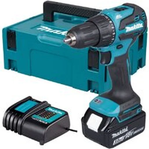 Ударная дрель-шуруповерт Makita DHP490F005 (с 1-им АКБ, кейс)