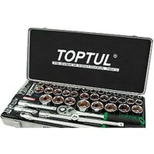 Набор трещотка с головками Toptul GCAD4303 43 предмета
