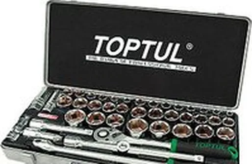 Набор трещотка с головками Toptul GCAD4303 43 предмета