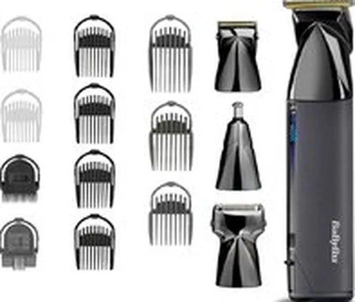 Триммер для бороды и усов BaByliss Super-X Metal Black Edition MT991E