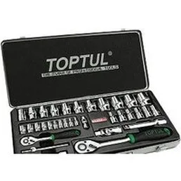 Набор трещотка с головками Toptul GCAD3402 34 предмета