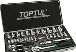 Набор трещотка с головками Toptul GCAD3402 34 предмета на скидке