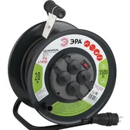 Удлинитель ЭРА RMx-4es-3x2.5-20m-IP44(KG) Б0043057