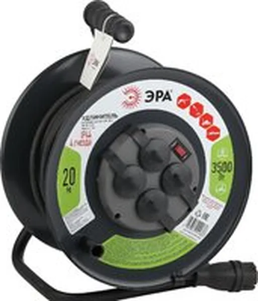 Удлинитель ЭРА RMx-4es-3x2.5-20m-IP44(KG) Б0043057