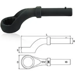 Ключ накидной Toptul AAAV7070
