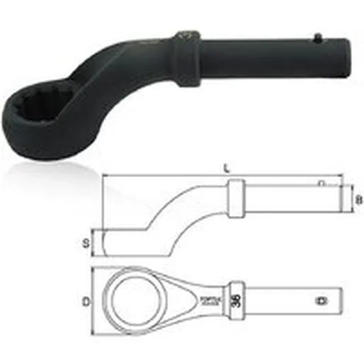 Ключ накидной Toptul AAAV7070