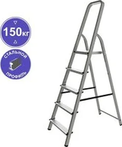 Лестница-стремянка Новая высота NV1150 (5 ступеней) на скидке