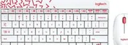 Офисный набор Logitech MK240 Nano 920-008160 (белый)